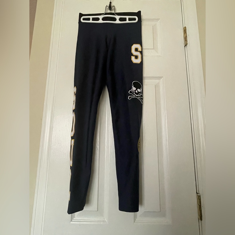 ultracor women’s Leggings with Skull & Gold Lettering
